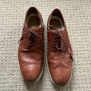 Men’s dress shoe Coke Haan dark tan color